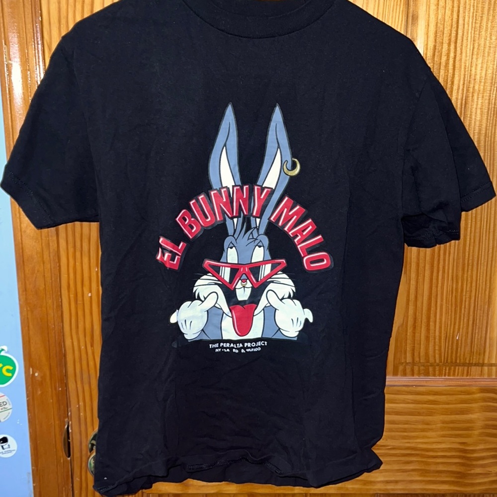 Bad Bunny El Bunny Malo The Peralta Project Shirt Size M